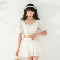 Esha Fiya Swimsuit Woman Summer Split Fairy Air Cover Slim Three Sets 2021 New Big Code Seaside Swimsuit