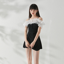 Esha Fiya Swimsuit Woman Summer Conservative 2021 New Belly Belly LEAN FAIRY AIR CONJOINED BIG CODE SPA SWIMSUIT