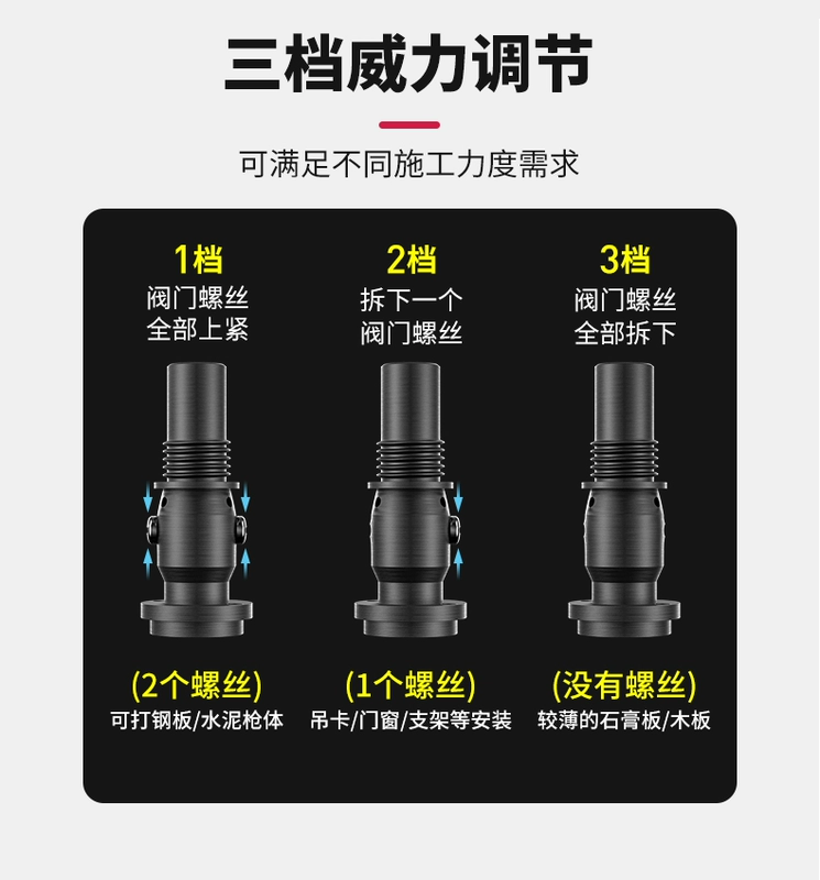 Mini pháo súng bắn đinh trần hiện vật tích hợp súng bắn đinh bê tông xi măng tường thép súng bắn đinh trang trí súng bắn đinh bằng tay súng bắn đinh rút