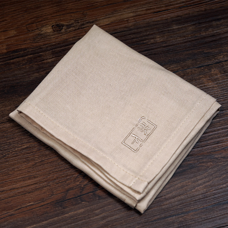 (Cool Pari Word in) Custom word Pprofessional handkerb pure cotton stock State windy traditional text handkeratopper sucking two heavy cotton