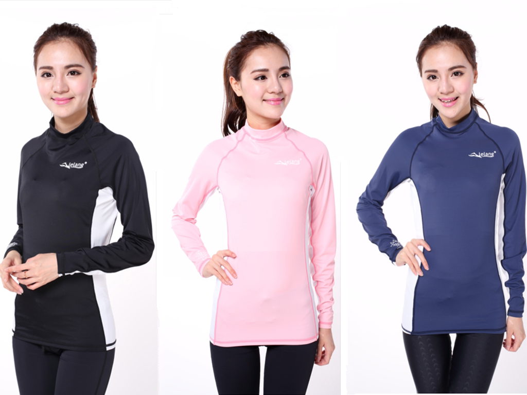 lelang couple sun protection clothing split wetsuit long-sleeved snorkeling suit swimsuit jellyfish suit water surfing suit