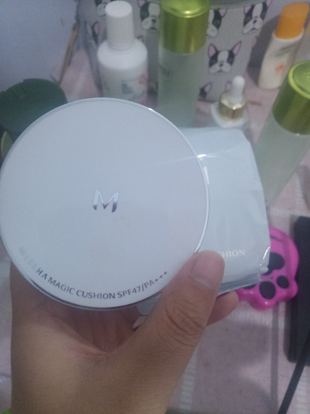 韩国谜尚气垫BB霜带替换装试用好不好用，是什么牌子,第2张