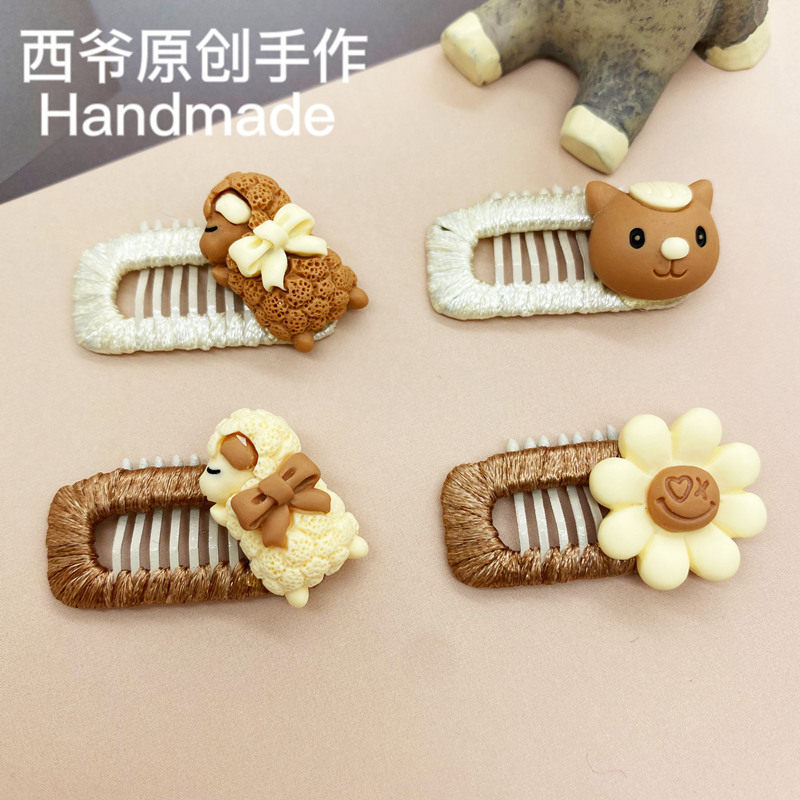Xiya original hand-made pet dog hair hair hair hair hair hair of Teddy hair blossom Yorkshima Marzis hair clamped