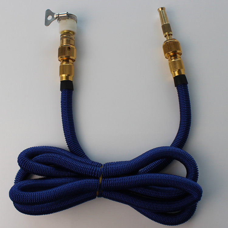 (Car Xinqing) Copper direct spray water gun telescopic water pipe household faucet universal joint standard basin joint