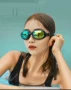 Kính râm Li Ning chính hãng 2018 mới nam và nữ khung lớn chống nước chống sương mù HD mạ kính bơi chuyên nghiệp - Goggles kính bơi