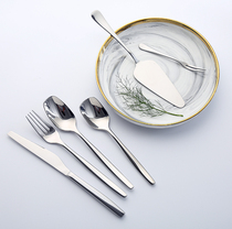 Stainless steel steak knife fork spoon three-piece set home creative cowbag knife West knife simple Western tableware