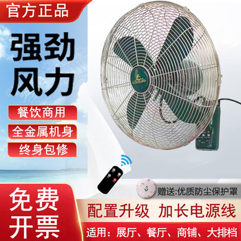 Retro Wall-Mounted Fan for Home Use, Metal Wall-Mounted 12inch Oscillating Head Fan for Restaurants and Hotels, Antique Wall-Mounted Commercial Vintage Electric Fan