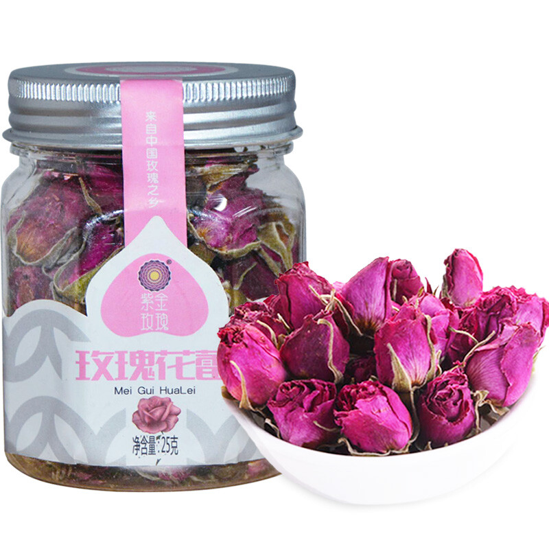 Shandong Pingyin Purple Rose Bud Tea 25 g dry flower bubble water