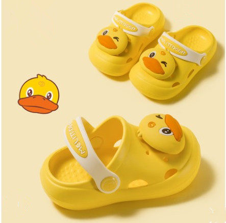 GP summer cute female 1-3 years old cartoon non-slip soft bottom baby hole shoes home baby children sandals and slippers male