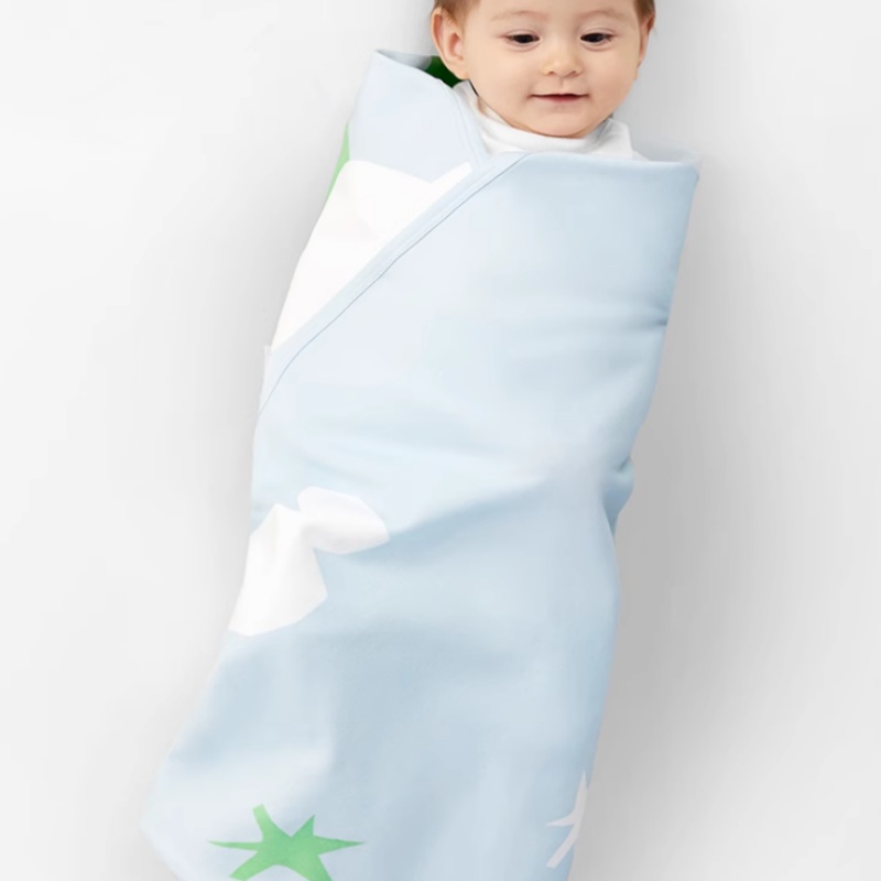 babycare新生婴儿包巾新生儿包被纪念襁褓巾