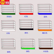 Glass display cabinet Medicine display cabinet Chinese and Western medicine display rack Pharmacy counter Titanium aluminum alloy display cabinet