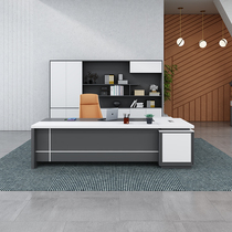Nordic Modern Boss Desk Woman President Office Furniture White Manager Table And Chairs Complete portfolio 2 4M meters