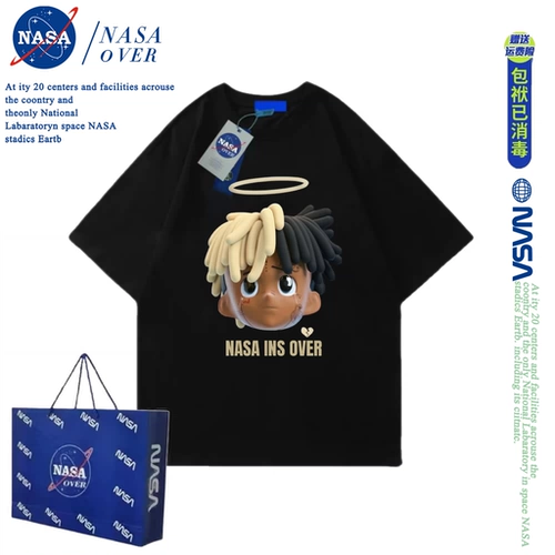 Отпечаток рук в стиле хип-хоп, футболка с коротким рукавом, в американском стиле, оверсайз