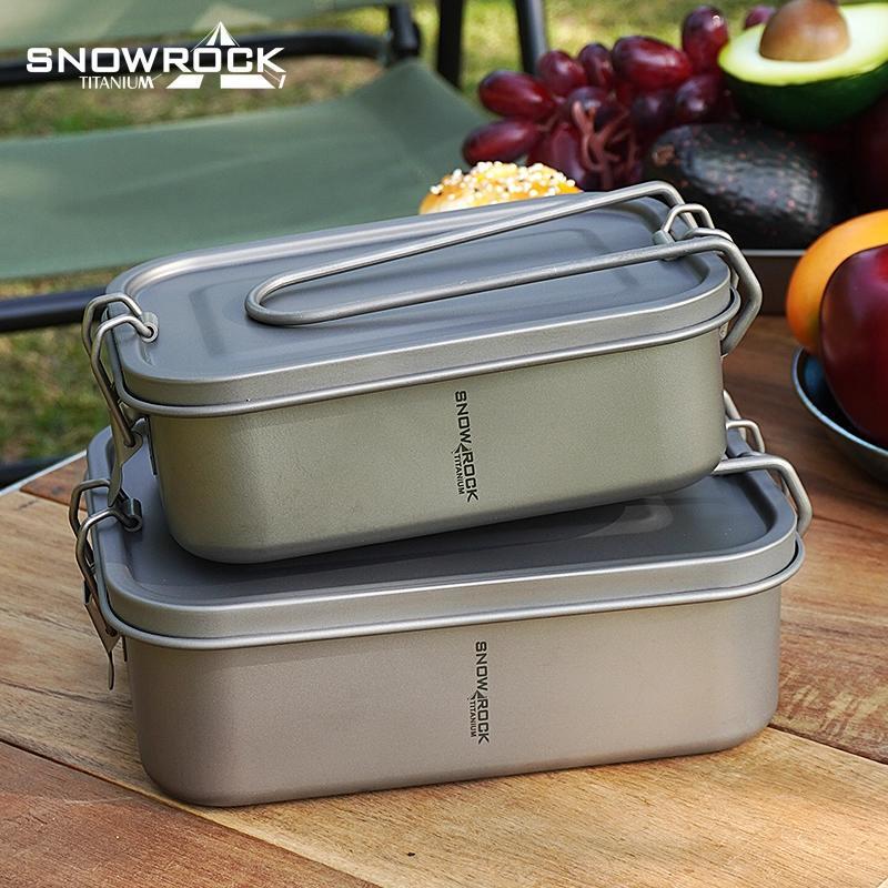 Outdoor Portable Pure Titanium Lunch Box (Small and Large Sizes Available)