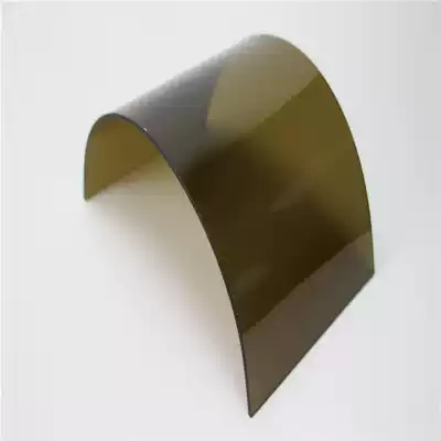 Brown transparent acrylic sheet Brown PC board bulletproof glass engraving processing customized cutting and bending