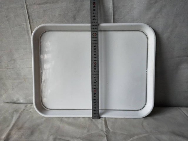Old objects Old plastic Tray Tea Tray Fast Food hotel Tray Hotel with a plate Tray Rectangular depository