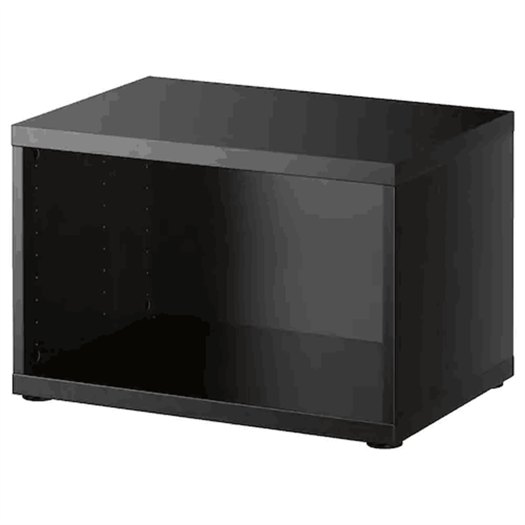 Ikea Bestå Frame Cabinet Wall Decoration Cabinet Black Brown 60X40X 38cm