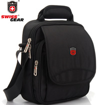 (Factory straight hair) SWISSGEAR portable briefcase men 8 inch IPAD bag anti splashing shoulder bag shoulder bag