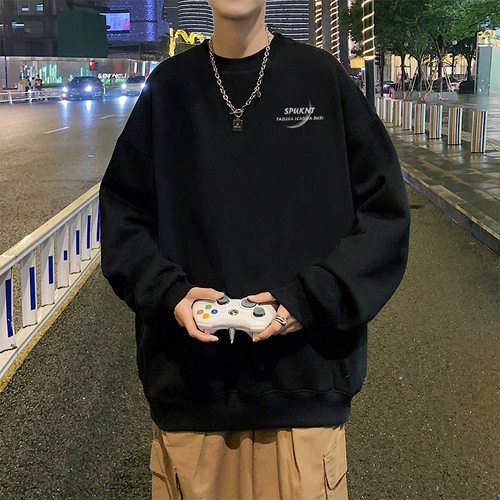 Толстовка, куртка, в американском стиле, оверсайз