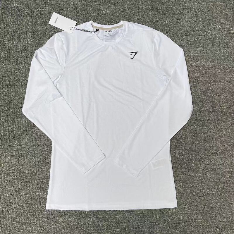 Uk Gymshark Long-Sleeve and Short-Sleeve Sweatshirt Quick-Dry Authentic Muscle Shark Sports Fitness Men's Original Tag Uk Gymshark Long-Sleeve and Short-Sleeve Sweatshirt Quick-Dry Authentic Muscle Shark Sports Fitness Men's Original Tag