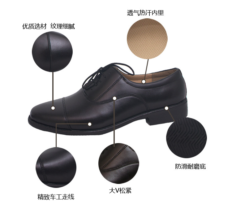 Boots militaires en cuir - porter - Ref 1399743 Image 12