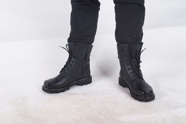Bottes militaires en cuir - porter - Ref 1400209 Image 22