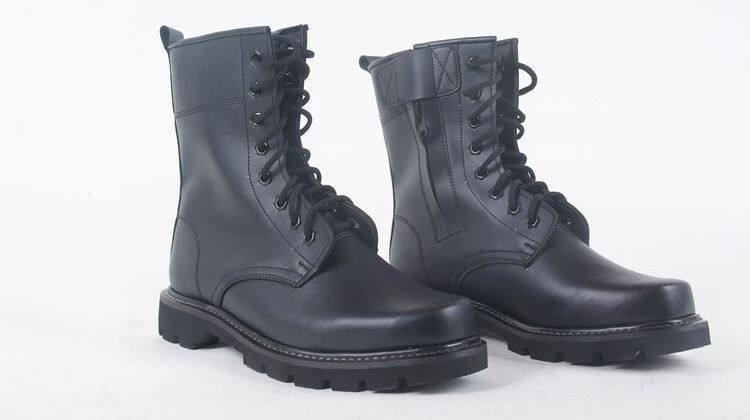 Bottes militaires en cuir - dérapage - Ref 1398407 Image 20