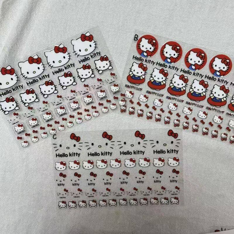 Hello Kitty Transfer Stickers Kitty Cartoon Cute Waterproof and Wear-Resistant Water Cup Phone Case Earphone Decoration Transfer Stickers Hello Kitty Transfer Stickers Kitty Cartoon Cute Waterproof and Wear-Resistant Water Cup Phone Case Earphone Decoration Transfer Stickers