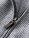 The same 100% cotton autumn and winter men's half-turtle collar zipper knitted cardigan pure cotton stand-up collar sweater jacket on the high branch cabinet