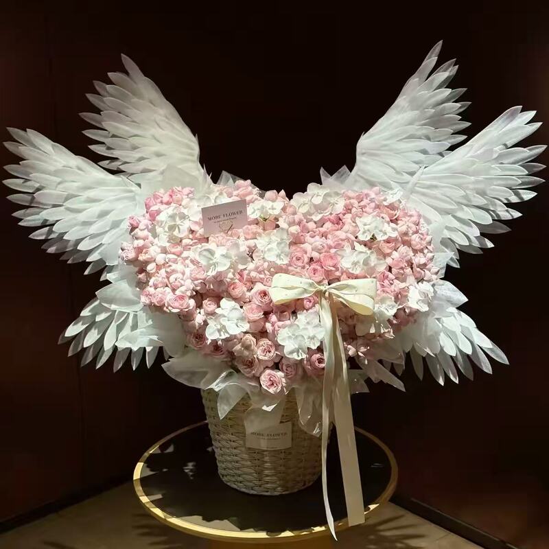 Angel Wings Electric Wings DIY Pearl Cotton Wings Popular Internet Sensation Flower Bouquet Decoration Accessories Packaging