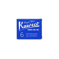 德国 卡维克 KAWECO 进口 配件系列 墨囊 钢笔墨胆欧标通用书写配件非碳素欧标彩色钢笔用6支装出差旅行便携