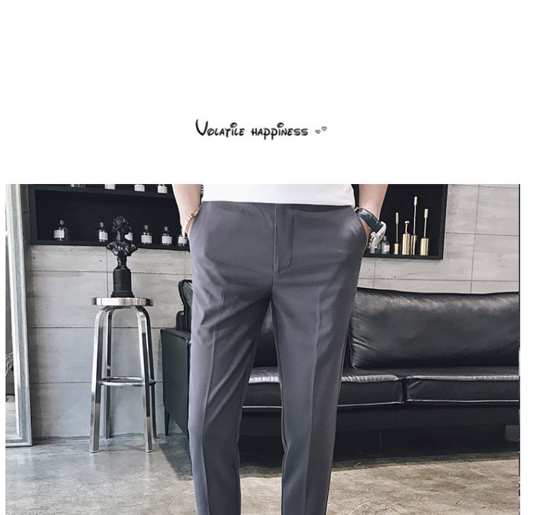 Mùa thu quần nam phiên bản Hàn Quốc của quần dài tự do miễn phí quần trẻ trung thủy triều nam hoang dã 9 điểm chân nhỏ quần giản dị quần sịp nam