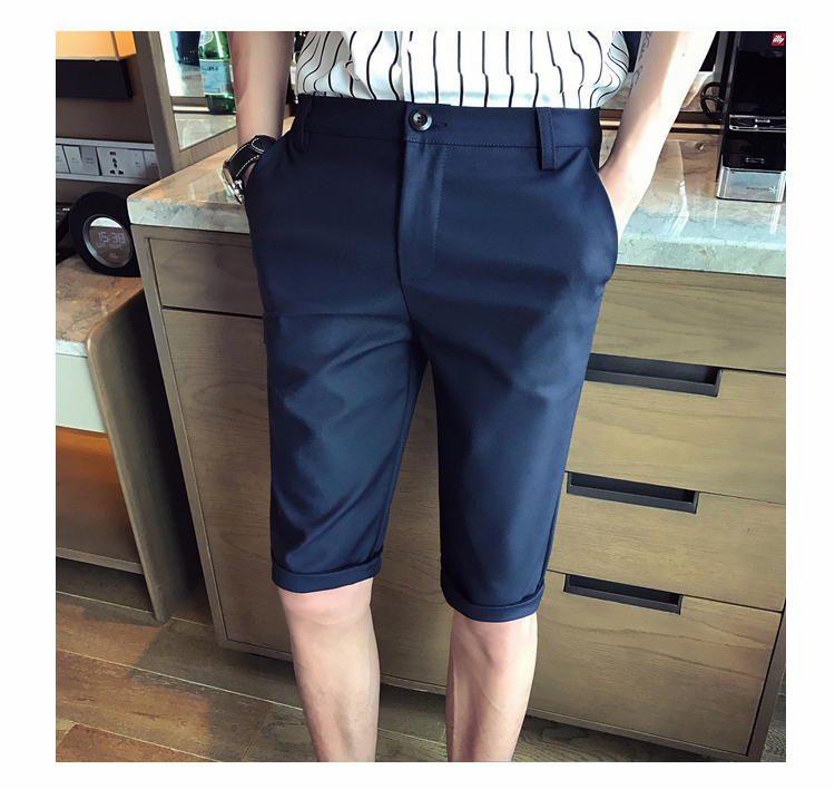 Mùa hè phù hợp với quần short nam tự trồng hoang dã năm điểm quần giản dị bảy điểm quần nam Hàn Quốc phiên bản của xu hướng trắng 5 quần quần jean nam đẹp