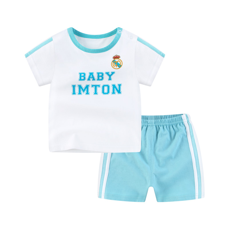 bộ bé không khí mùa hè váy 2019 bộ hai sử dụng hộp số mở Boys vest mới bé bông quần short trẻ em.