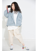 Little Big Planet 2021 Spring New Boys and Girls Korean version of foreign style fashionable hooded zipper windbreaker small coat