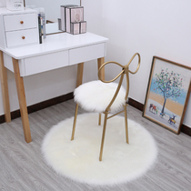 Comfortable plush cushion dressing table imitation wool chair cushion tatami seat cushion stool office computer chair cushion