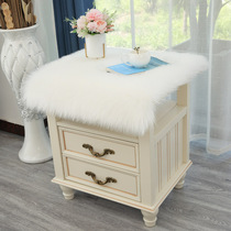Imitation Wool Table Cloth Bedroom Bunk Bed Head Cabinet Long Plush Cushion Table Cloth Desk Cushion Tea Table Cloth Chair Cushion Stand Mat