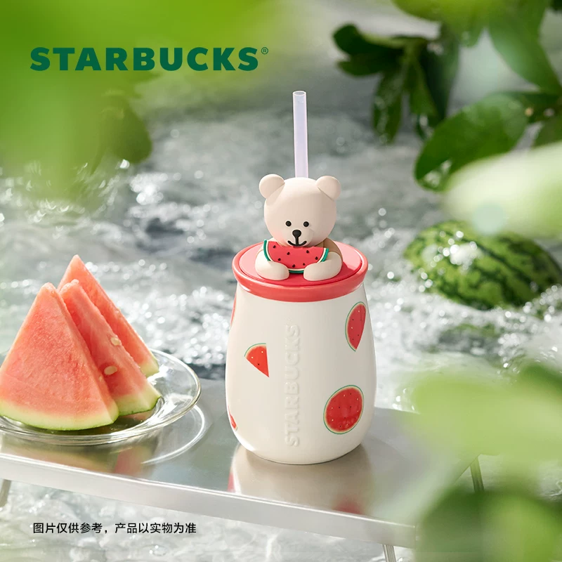 Starbucks, симпатичное стекло, с маленькими медвежатами