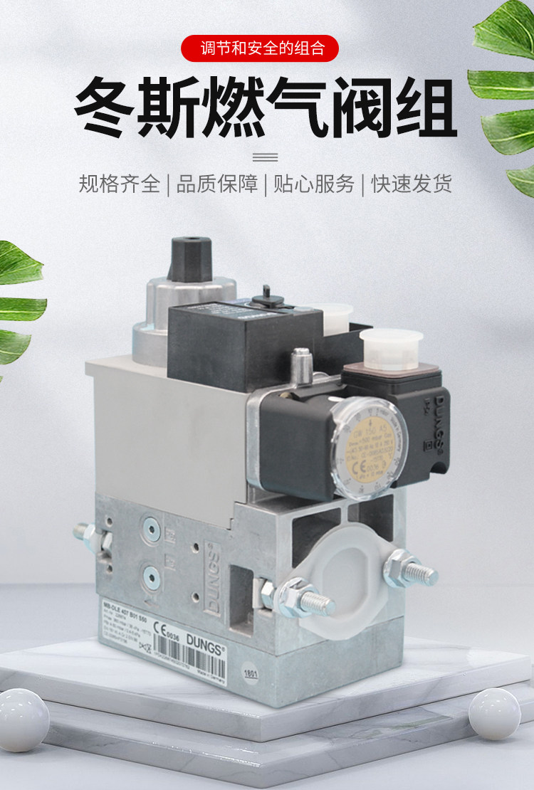 Газовый клапан 德国原装冬斯阀组mvdle205 207 210 215 220燃烧机电磁阀燃气阀组 Dungs