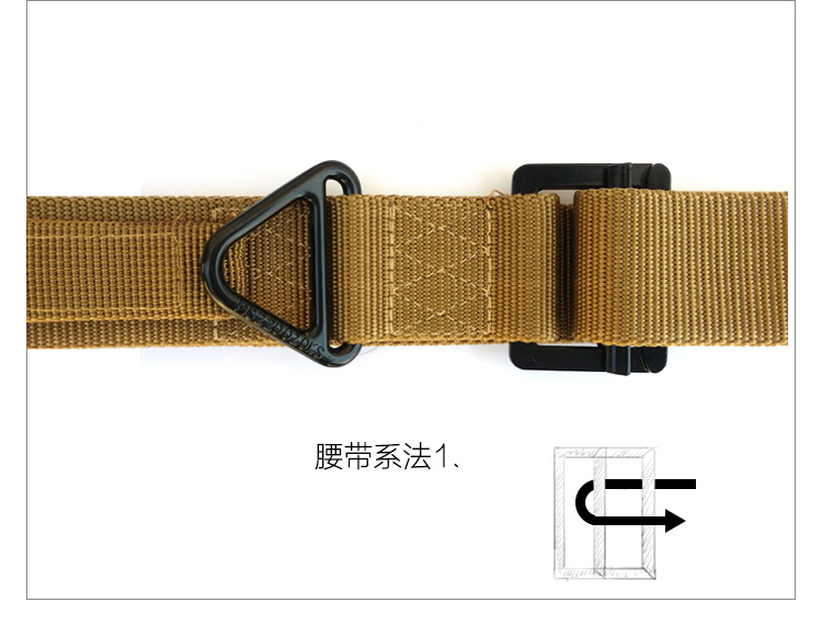 CQB Black Hawk Army Fan Vành đai chiến thuật Đàn ông và Phụ nữ Ngoài trời Đa chức năng Chiến thuật Cứu hộ Đai xuống Canvas Canvas - Thắt lưng day nit da ca sau