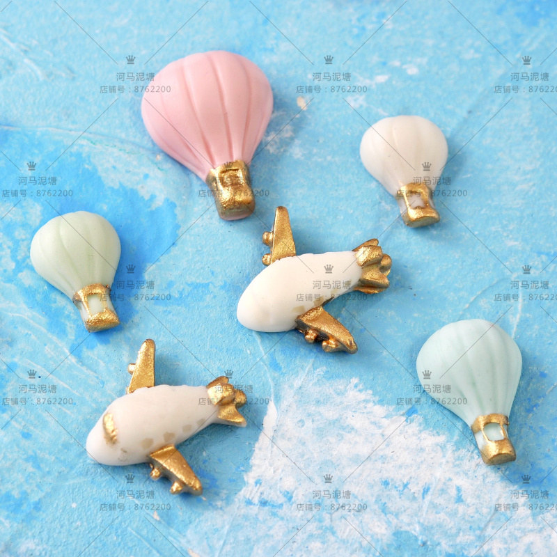Hot Air Balloon Balloon Silicone Mold Fondant Chocolate Chobe Hot Air Balloon Theme Cake Dessert Table Mold - Tự làm khuôn nướng khuôn làm nến
