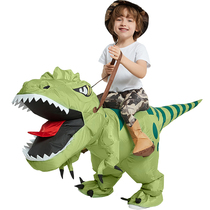 Christmas childrens clothing riding dinosaur Mount pants toys funny T. Rex small dinosaur inflatable clothes children