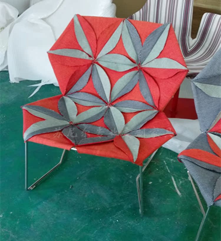 Bắc Âu thiết kế nội thất phần cứng thời trang cánh hoa ghế phòng chờ ghế thiết kế ghế cá tính ban công ngồi ghế hoàng gia