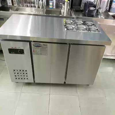 Workbench Freezer Freezer Freezer Cold Storage Workbench 1800 Commercial Refrigerator Freezer Drilling
