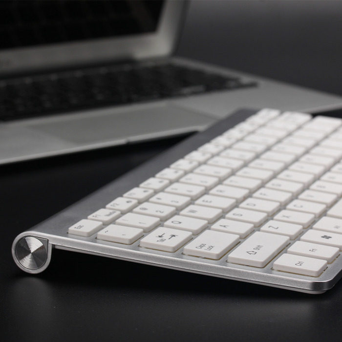 Ultra-thin for Apple Wireless 2 4G wireless key notebook desktop mini mute portable chocolate keyboard