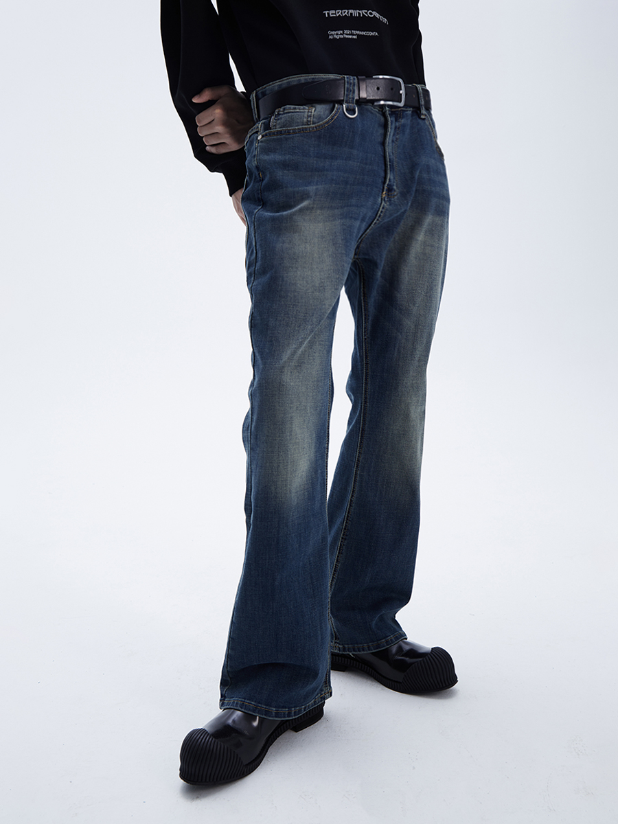 Tide Woo exclusive TERRAINCOGNITA Lincola with the same microspeaker base jeans for casual pants