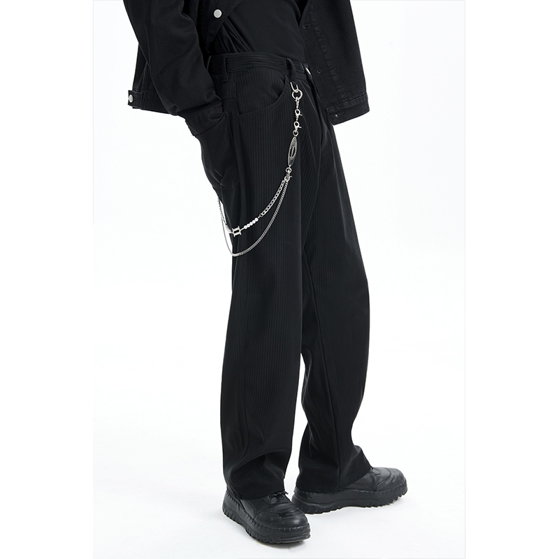 TERRAINCOGNITA 2020 series pu high quality matte and loose casual pants