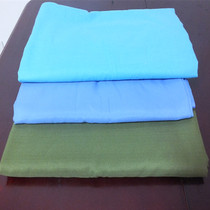 Sheets Single military green lake blue sky blue student dormitory thickened military training pure white sheet quilt cover three sets
