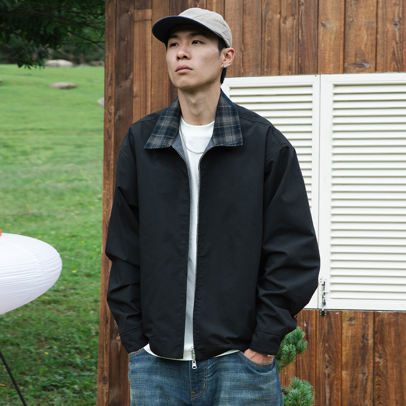 Od/Castle 2026 Spring Reversible Japanese Retro Multi-Pocket Workwear Corduroy Lapel Executive Jacket