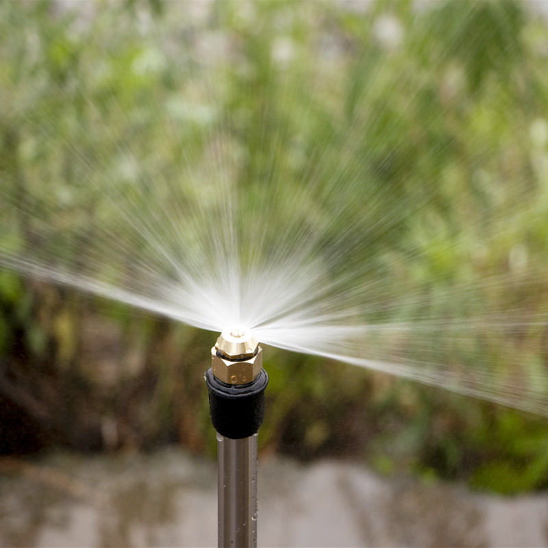 Full copper adjustable unilateral refraction atomization nozzle 180 degrees spray cooling road dust removal farm roof cooling down-Taobao